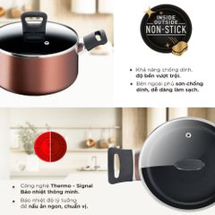 Nồi thân cao Tefal Day By Day 22cm ảnh 2