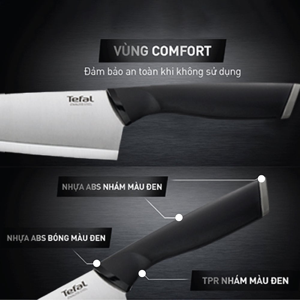 Bộ dao Tefal Comfort K221S244 15cm và 12cm – ảnh 2