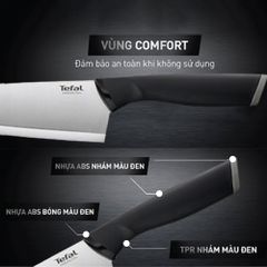 Bộ dao Tefal Comfort K221S244 15cm và 12cm ảnh 2