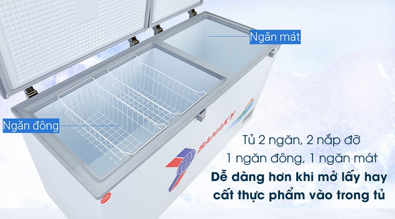Tủ đông Sanaky 485 lít VH-6699W1 – ảnh 3