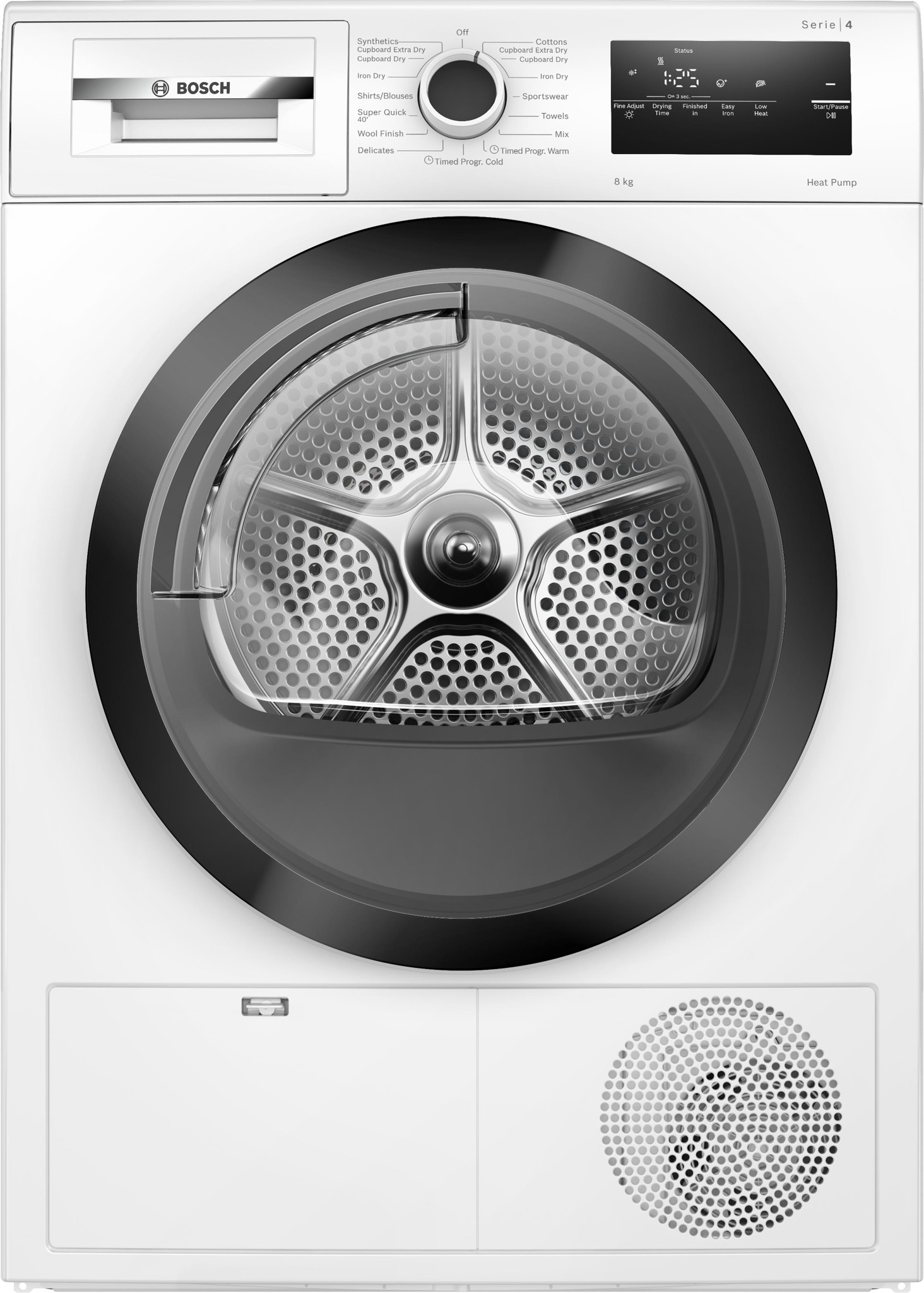 Máy sấy quần áo Bosch WTH85008SG bơm nhiệt 8kg Serie 4