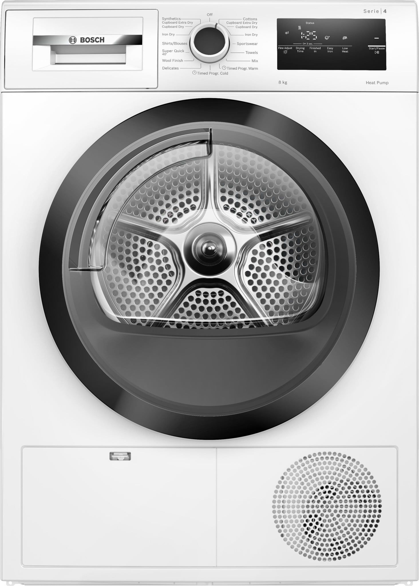Máy sấy bơm nhiệt Bosch WTH85008SG 8kg Serie 4
