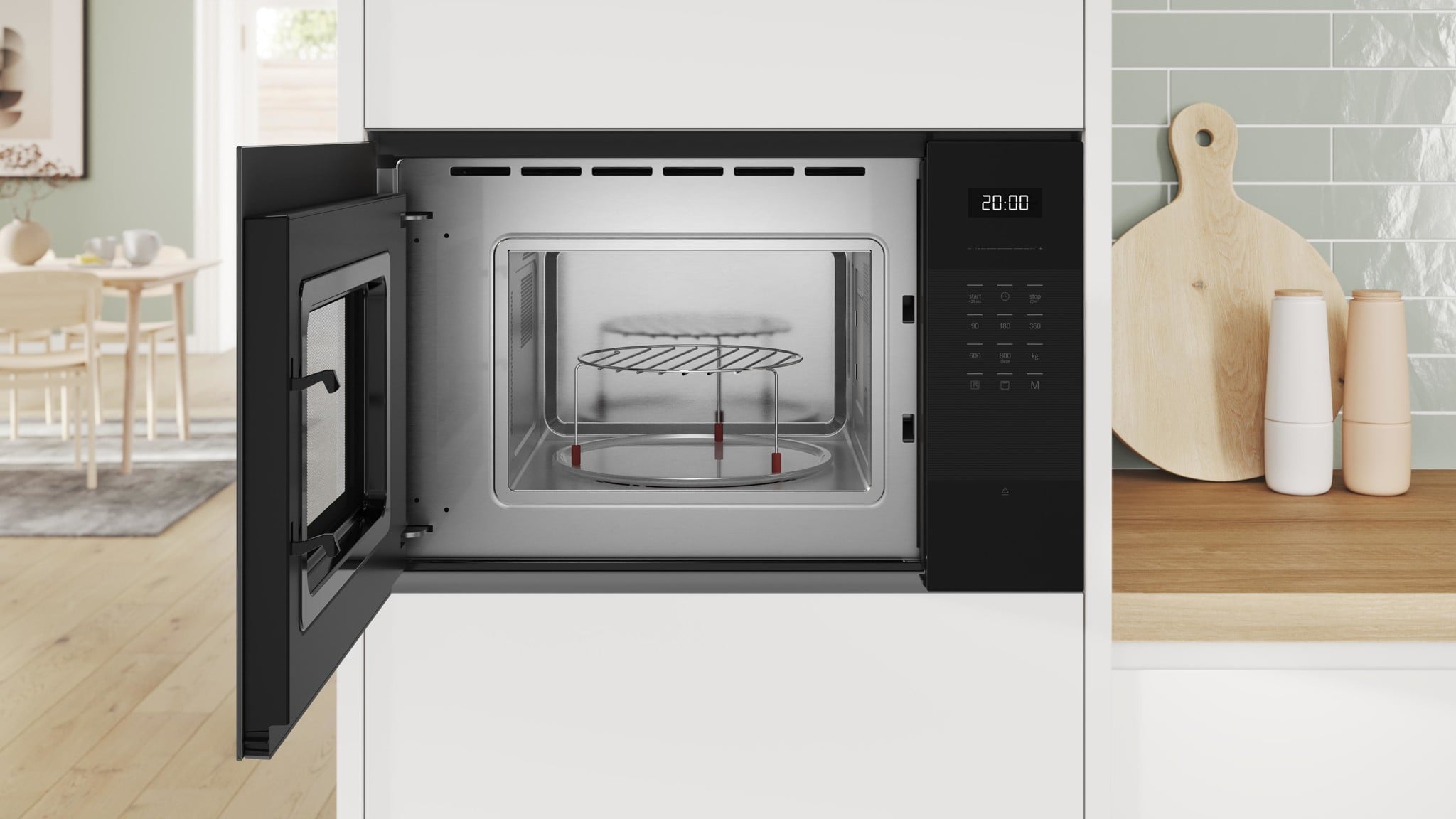 Khởi động nhanh – Lò vi sóng Bosch BEL524MB2 có nướng Serie 6
