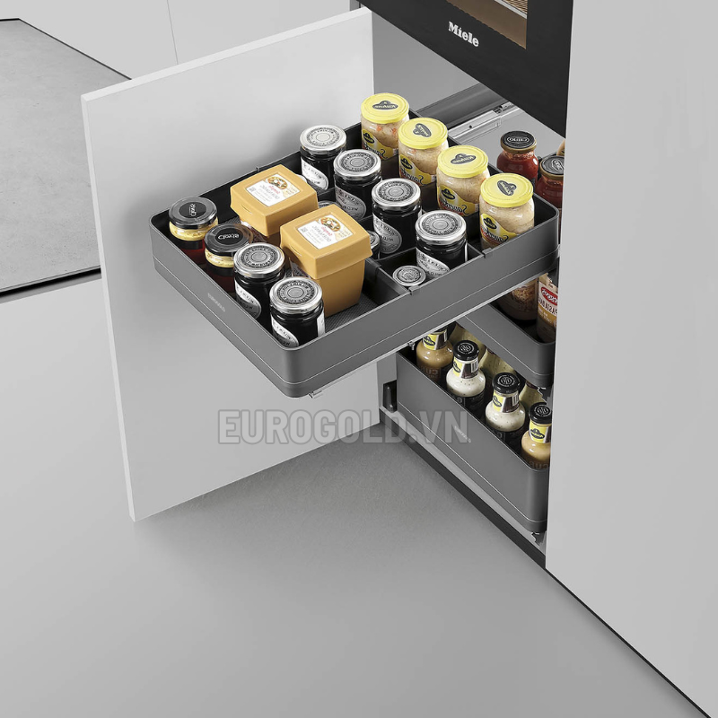 Ngăn kéo độc lập Eurogold EKM25160 - màu ghi, 60cm