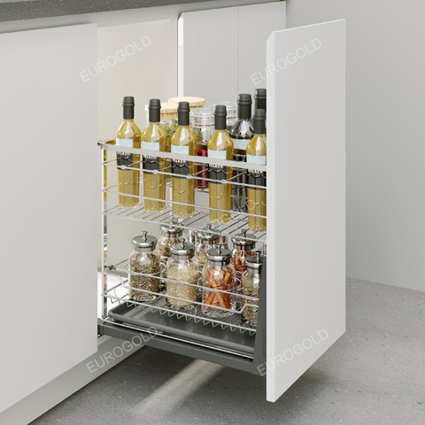 Giá gia vị đa năng Eurogold EP25B - Inox SUS304, nan dẹt, 25cm