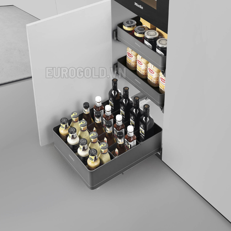 Ngăn kéo độc lập Eurogold EKM25260 - màu ghi, 60cm