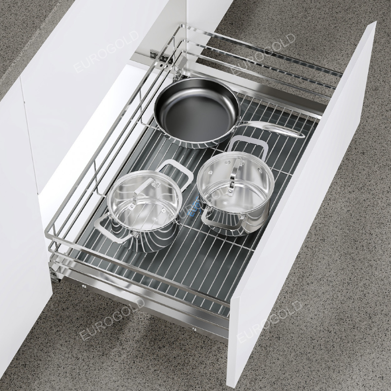 Giá xoong nồi Eurogold EP80B - Inox SUS304, nan dẹt, 80cm