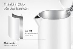Ấm siêu tốc inox 2 lớp 1.7L Sunhouse Mama SHD1386W ảnh 5