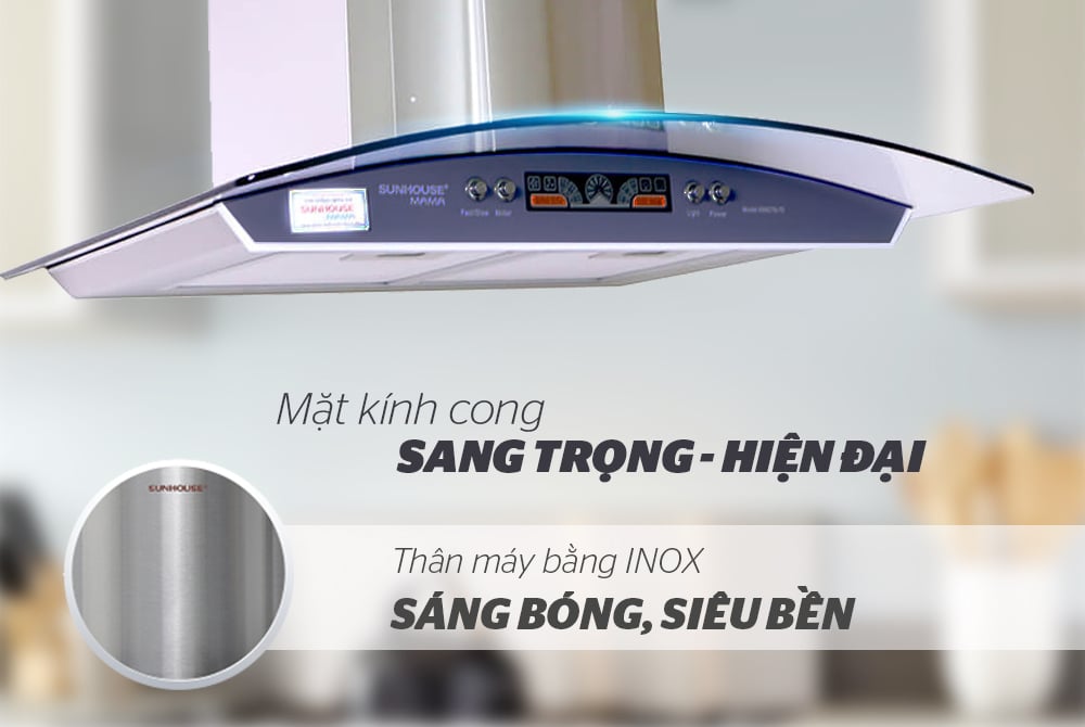 Máy hút mùi kính cong Sunhouse Mama MM6716-70 – ảnh 8