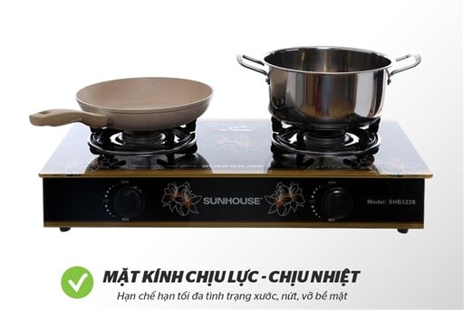 Bếp gas dương kính Sunhouse SHB3226 – ảnh 4