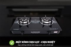 Bếp gas dương kính Sunhouse SHB3819MT ảnh 4