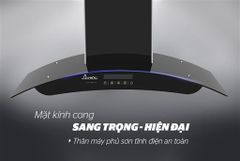 Máy hút mùi kính cong apex APB6681-90C ảnh 3