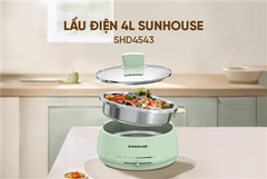 Lẩu điện 4L Sunhouse SHD4543 ảnh 2