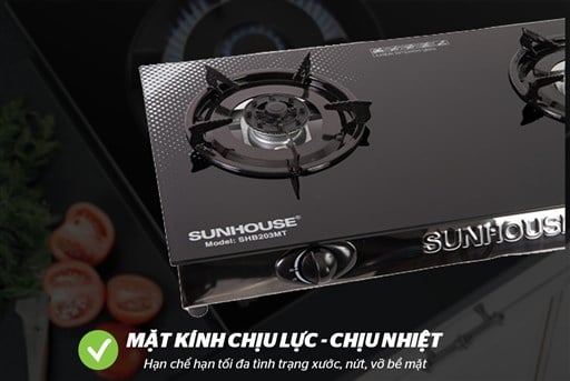 Bếp gas dương kính Sunhouse SHB203MT – ảnh 3