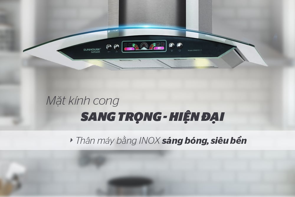 Máy hút mùi kính cong Sunhouse Mama MM6707-70 – ảnh 7