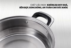 Nồi lẩu inox 1 đáy Sunhouse SHL26 ảnh 3