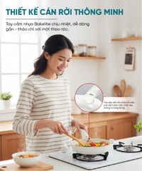 Bộ nồi chảo cán rời chống dính 3 món Sunhouse trendy SHG509M ảnh 7