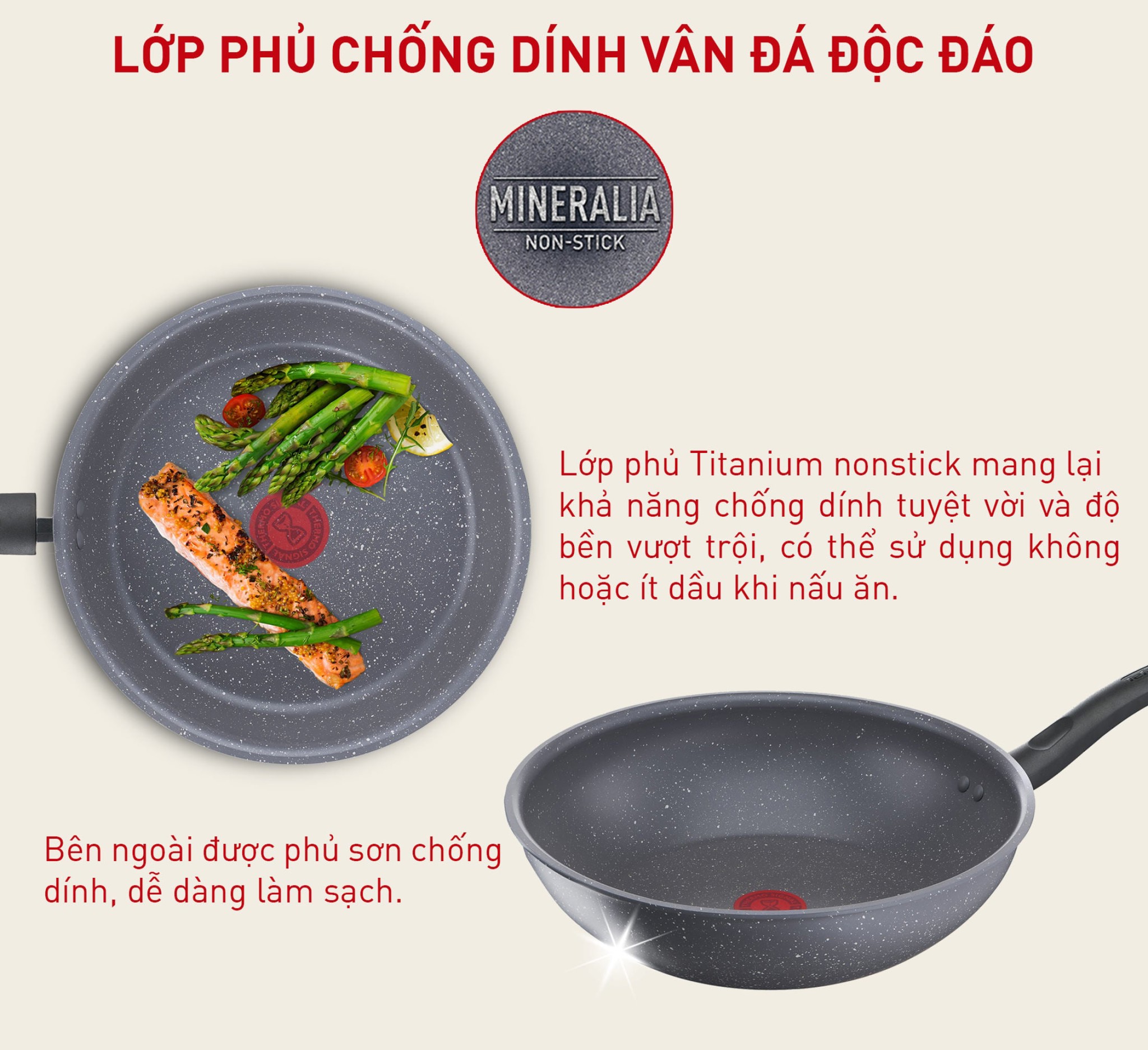 Chảo chiên sâu lòng Tefal Cook Healthy 26cm – ảnh 2