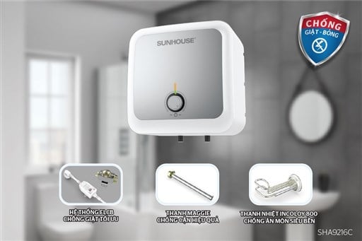 Bình nước nóng 28L Sunhouse SHA9216C – ảnh 3