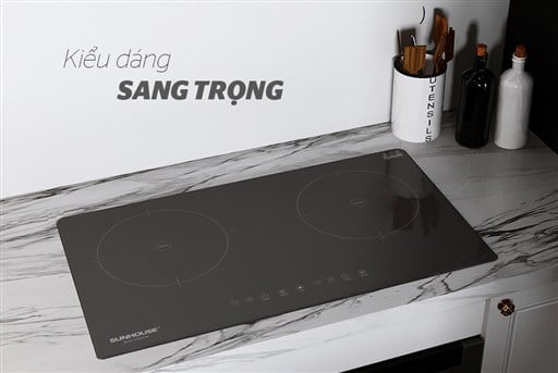 Bếp đôi điện từ Sunhouse SHB9111MT – ảnh 3