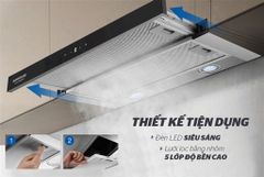 Máy hút mùi âm tủ Sunhouse SHB6288MT ảnh 3