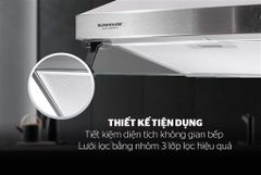 Hút mùi kính thẳng Sunhouse SHB6115I-EC ảnh 2