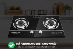 Bếp gas âm kính Sunhouse SHB501MT ảnh 7