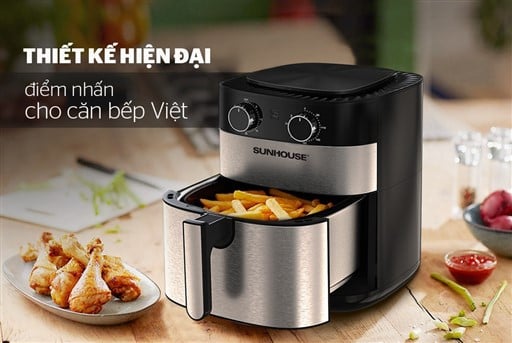 Nồi chiên không dầu 6L Sunhouse SHD4026 – ảnh 3