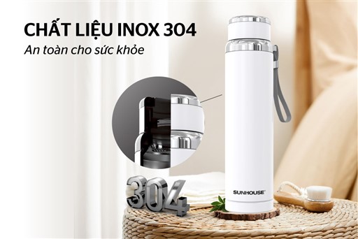 Bình giữ nhiệt flexi 920 ml Sunhouse KS-TU920FW – ảnh 2