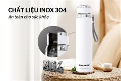 Bình giữ nhiệt flexi 920 ml Sunhouse KS-TU920FW ảnh 2