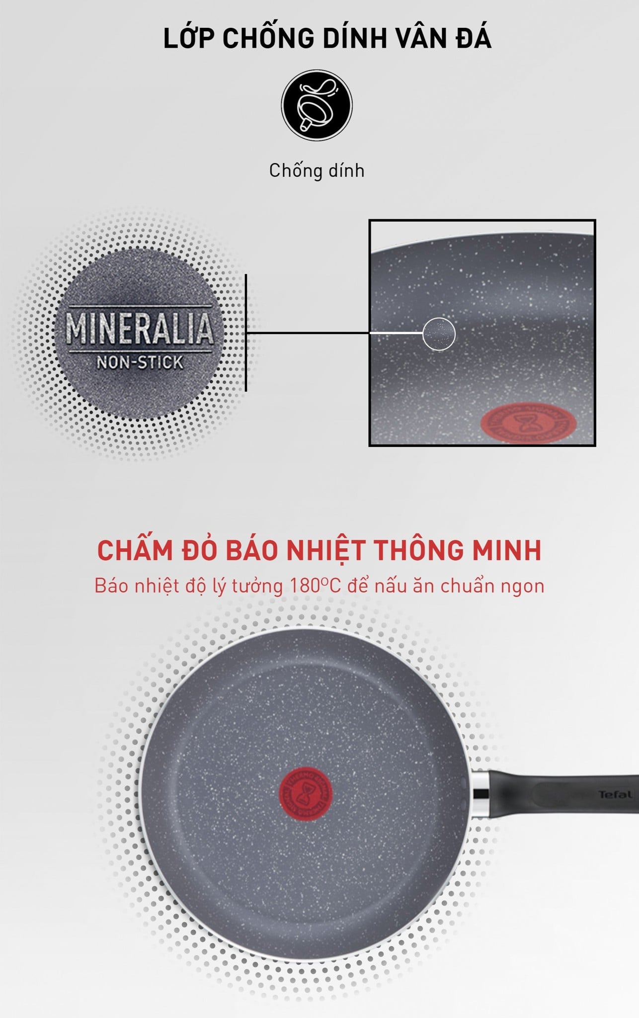 Chảo chiên Tefal Natura 20cm/24cm/28cm B2260695 B2260495 B2260295 – ảnh 2