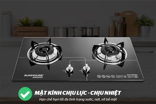 Bếp gas âm kính Sunhouse Mama MMB6632 – ảnh 3