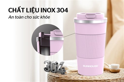 Cốc giữ nhiệt snappy 500 ml Sunhouse KS-TU500SP – ảnh 2