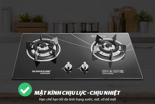 Bếp gas âm kính Sunhouse Mama MMB6633 – ảnh 3