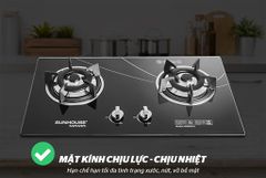 Bếp gas âm kính Sunhouse Mama MMB6633 ảnh 3