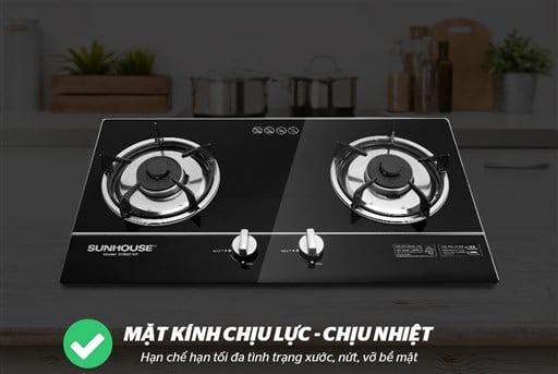 Bếp gas âm kính Sunhouse SHB501MT – ảnh 3