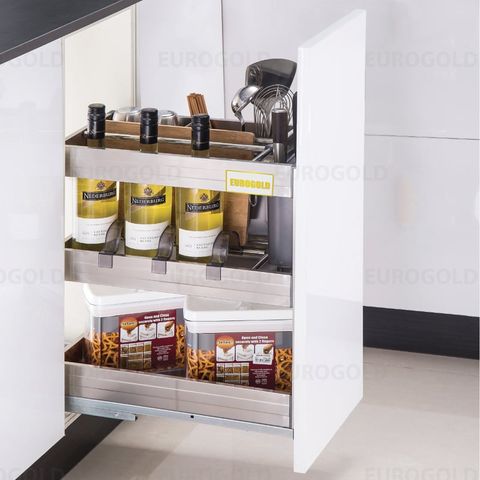 Giá dao thớt hộp Eurogold EU1030 - Inox 201, 30cm