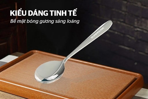 Bộ 2 thìa muỗng đa năng 175 inox Sunhouse KS-S2PO175I – ảnh 3
