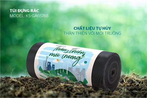 Túi đựng rác phân hủy sinh học Sunhouse KS-GA6578B