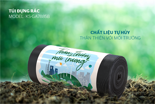 Túi đựng rác phân hủy sinh học Sunhouse KS-GA7885B
