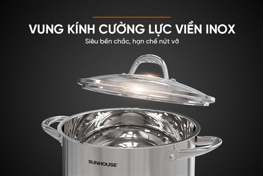 Nồi inox 3 đáy Sunhouse SHG301-20 – ảnh 3