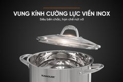 Nồi inox 3 đáy Sunhouse SHG301-20 ảnh 3