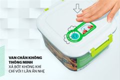 Hộp bảo quản thực phẩm thông minh biozone vuông 2000ML KB-SM2000S1 ảnh 3
