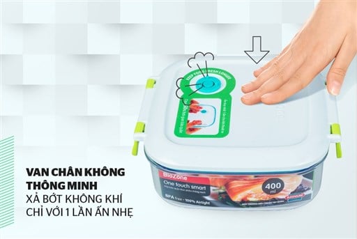 Hộp bảo quản thực phẩm thông minh biozone 400ML KB-SM400S1 – ảnh 3