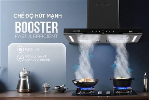 Máy hút mùi chữ t Sunhouse SHB72083 – ảnh 2