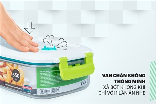Hộp bảo quản thực phẩm thông minh biozone 650ML KB-SM650S – ảnh 3