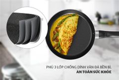 Chảo chống dính Sunhouse CT22 plus ảnh 3