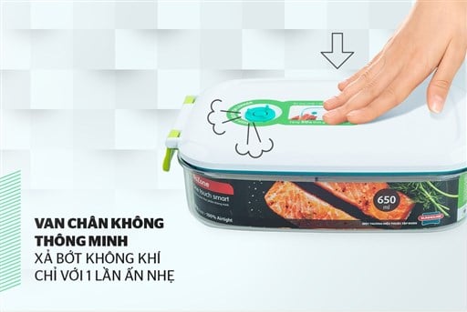 Hộp bảo quản thực phẩm thông minh biozone 650ML KB-SM650S2 – ảnh 3