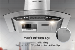 Máy hút mùi kính cong happy time HTB6709-70DT ảnh 1