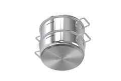 Bộ nồi xửng 3 đáy Sunhouse SHG507-24C ảnh 2